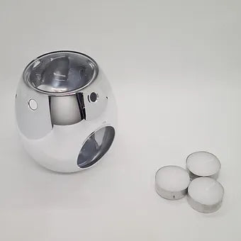 Wax Melt Burner - Silver